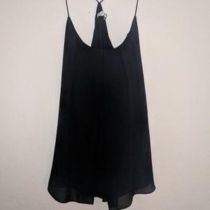 Black Blouse w/ spaghetti straps